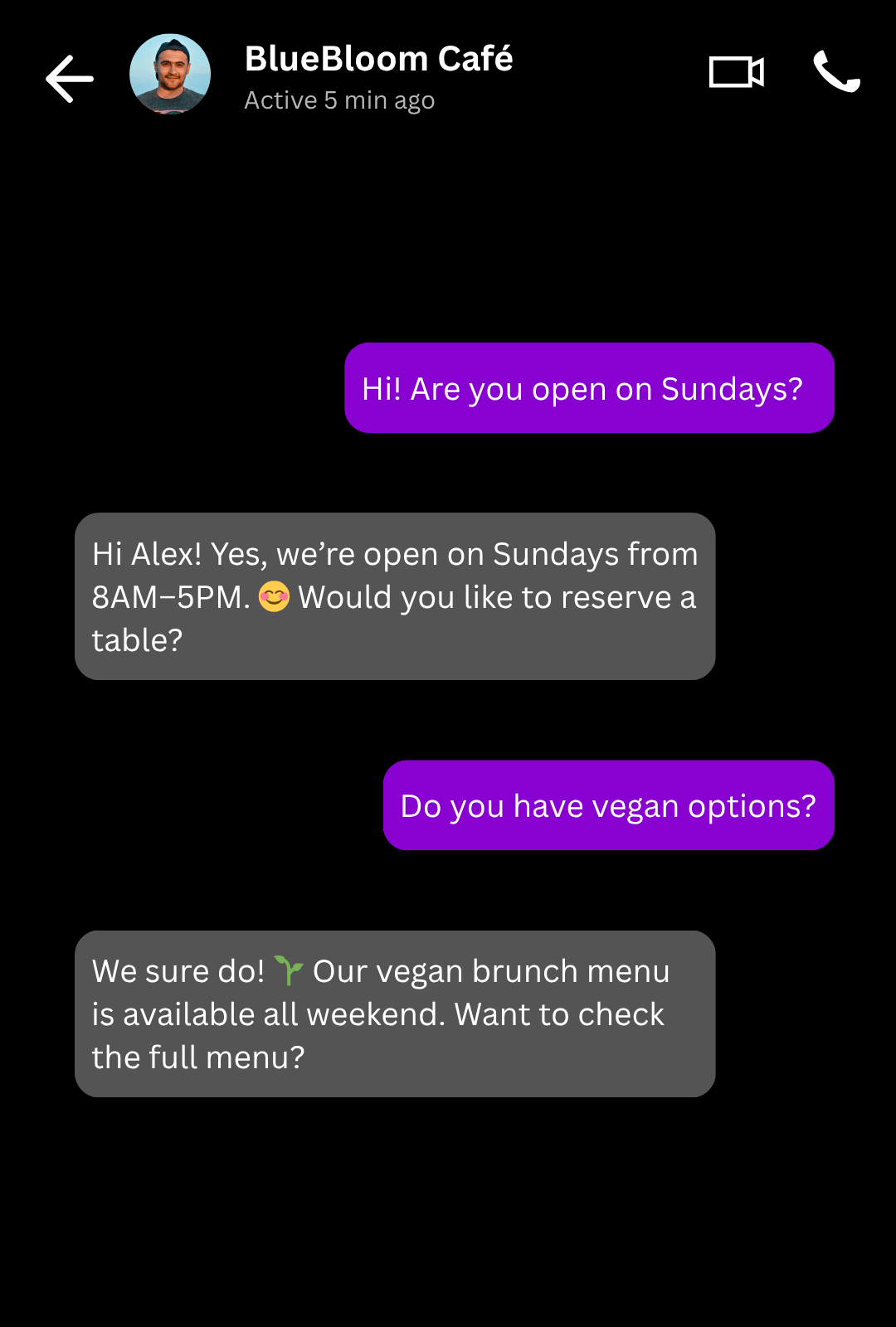 Facebook Page Messenger