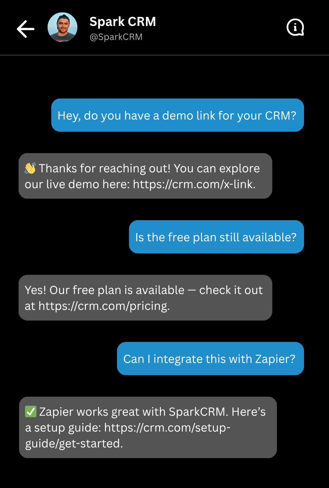 Lead Capture via DM
